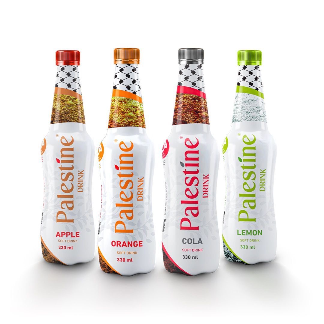 4 flavours Palestine Drinks 8-Pack Mix
