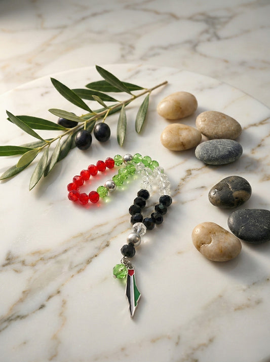 Palestine Crystal Misbaha Small