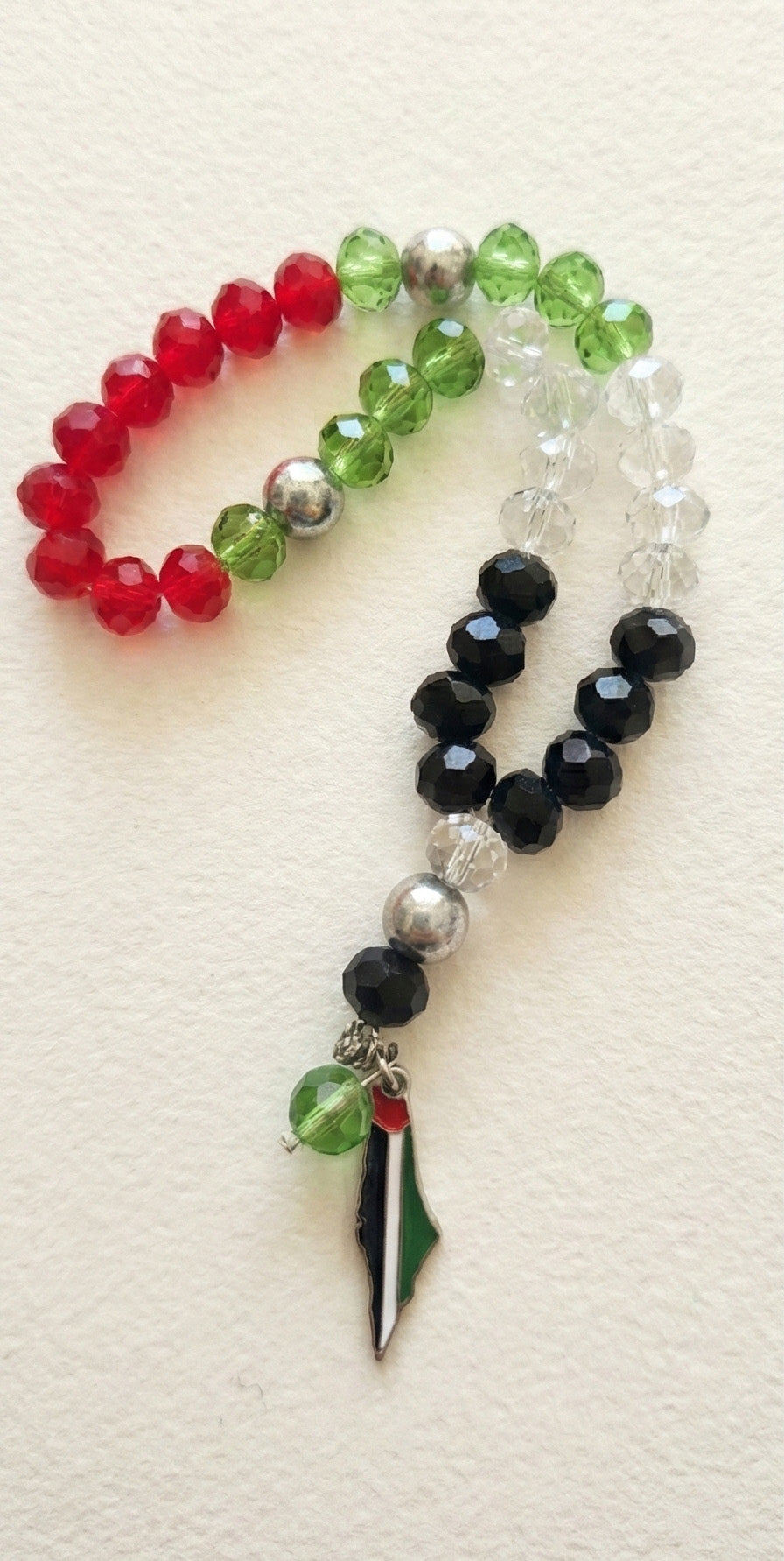 Palestine Crystal Misbaha Small