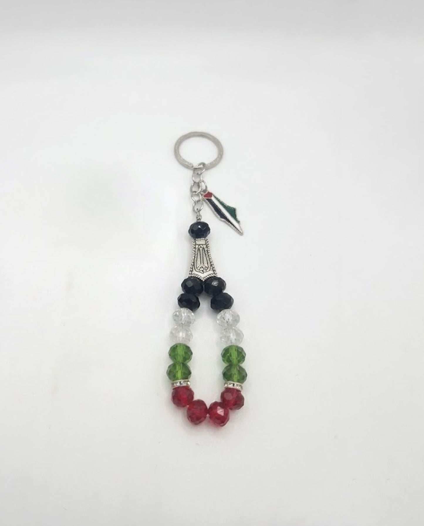 Palestine Crystal  Keychain
